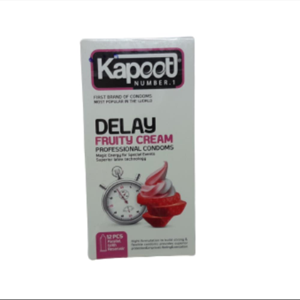 کاندوم کاپوت 12 عددی مدل Delay Fruity Cream