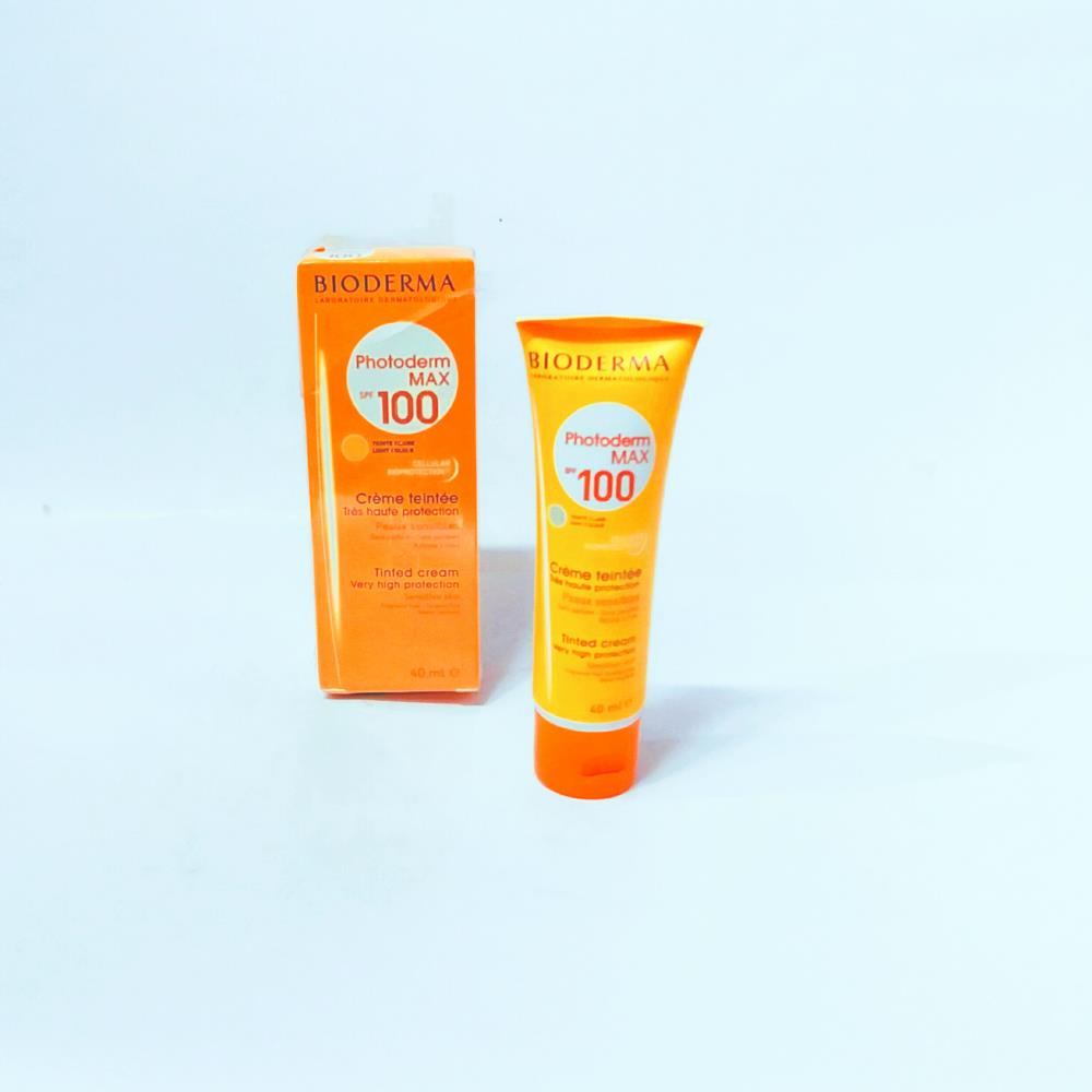 کرم ضد آفتاب بیودرما رنگی( SPF100)40میل 