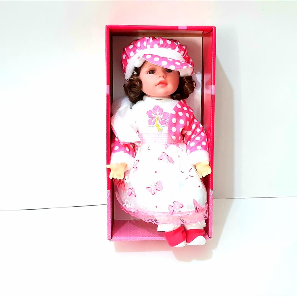 عروسک موزیکال MV TOYS کد 100 رنگ صورتی