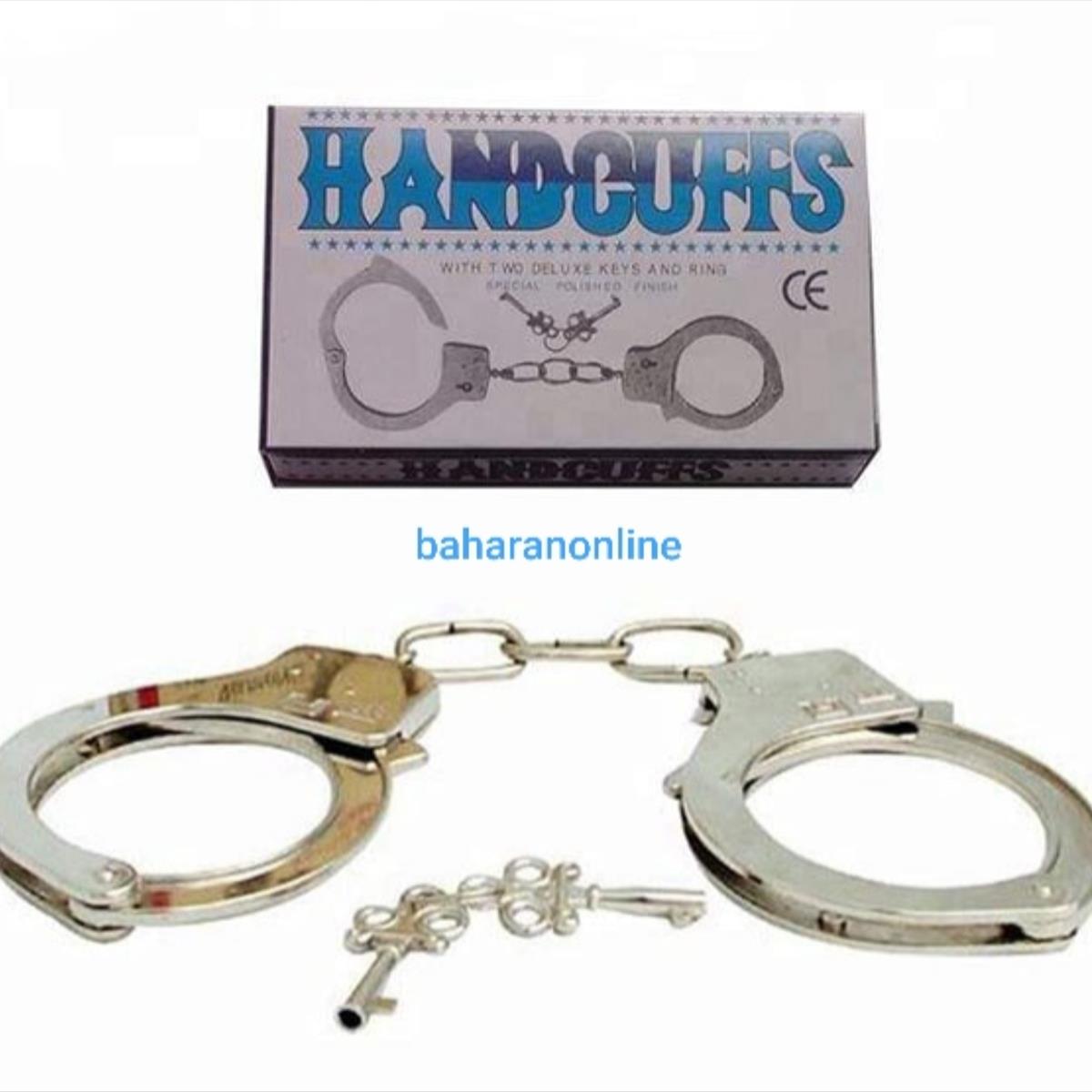 دستبند پلیس مدل طرح فلز Hand cuffs