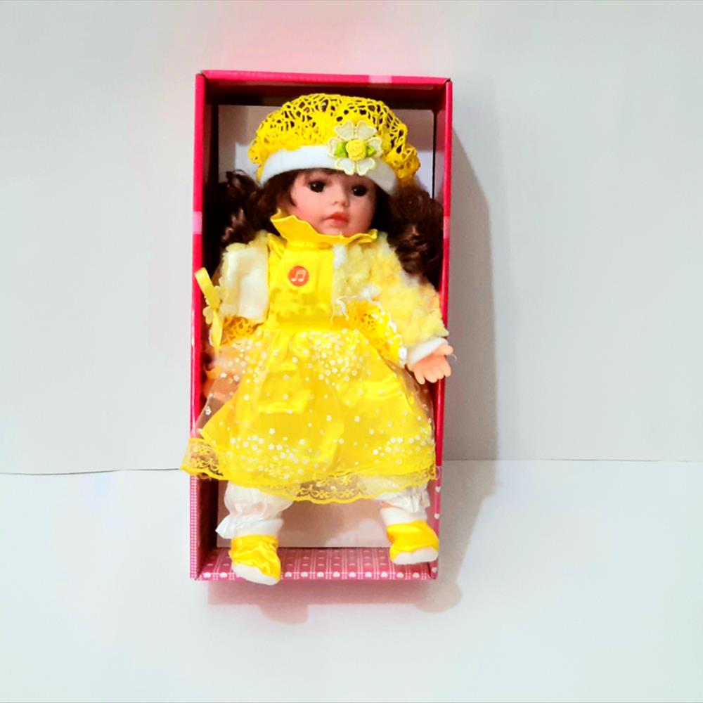 عروسک موزیکال MV TOYS کد 104 رنگ زرد