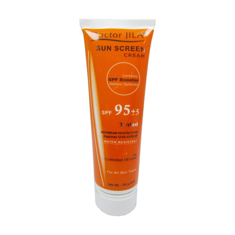 کرم ضد آفتاب دکتر ژیلا رنگی (SPF95+5) 50میل