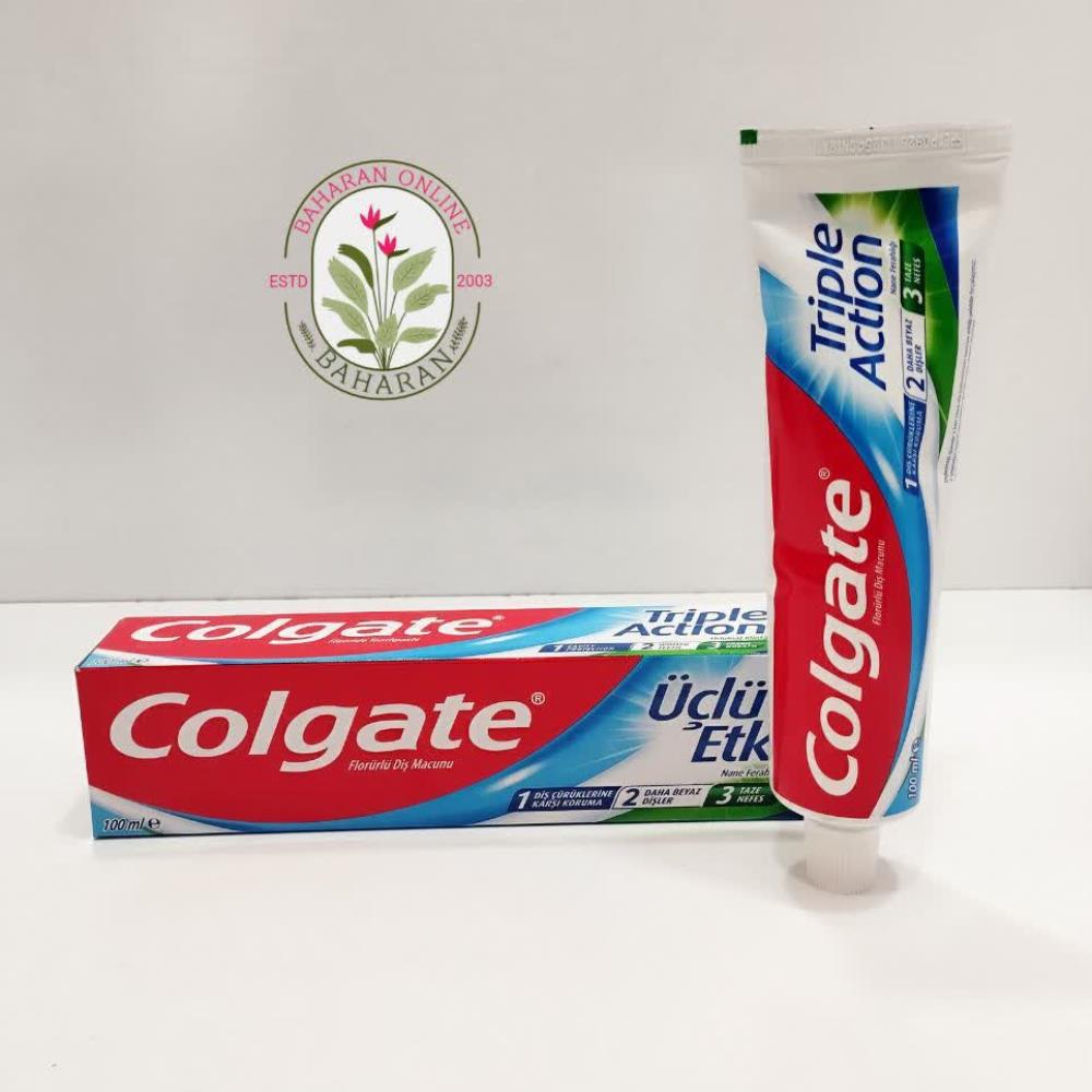 خمیردندان کلگیت COLGATE مدل سه کاره حجم 100 میل